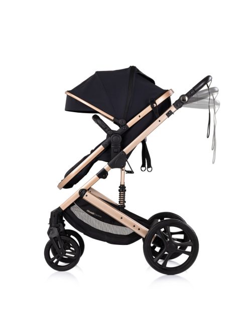 Chipolino Amore babakocsi mózessé alakítható sportrésszel - Noir