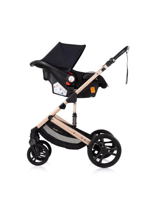 Chipolino Amore babakocsi mózessé alakítható sportrésszel - Noir