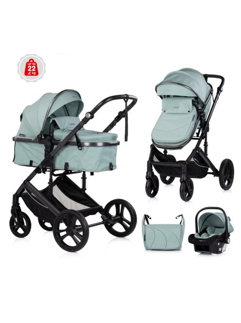 Chipolino Amore babakocsi mózessé alakítható sportrésszel - Matcha