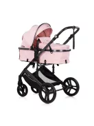 Chipolino Amore babakocsi mózessé alakítható sportrésszel - Powder pink