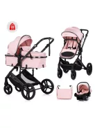 Chipolino Amore babakocsi mózessé alakítható sportrésszel - Powder pink