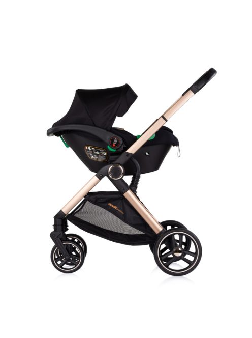 Chipolino Euphoria 3 az 1-ben újszülött babakocsi - Noir