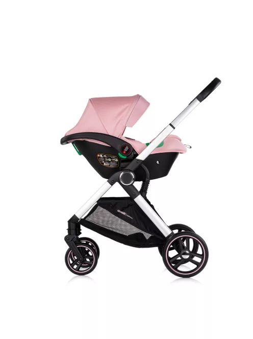 Chipolino Euphoria 3 az 1-ben újszülött babakocsi - Powder pink