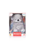 Chipolino Otter zenélő plüss játék - grey