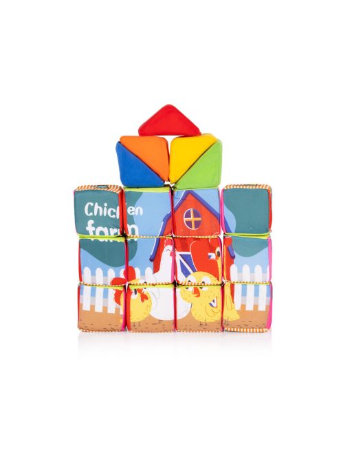 Chipolino Puha játékkockák - 12 db