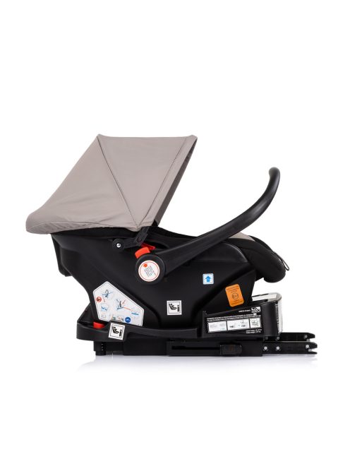 Chipolino Amore autóshordozó adapterrel 40-87cm - Latte