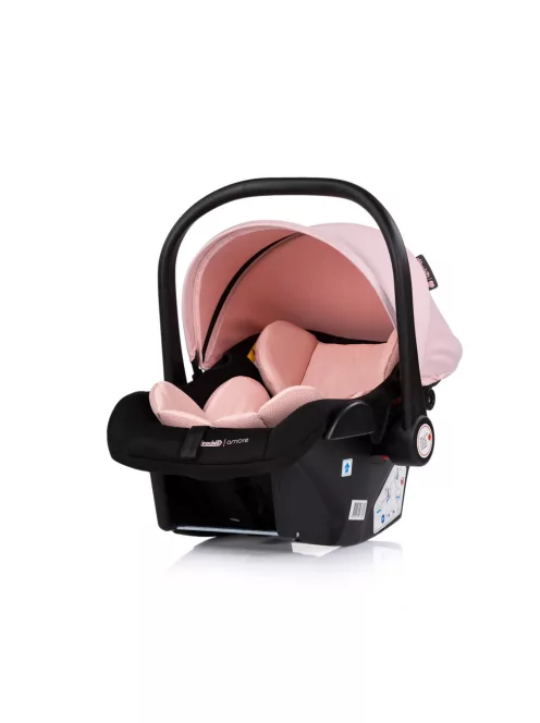 Chipolino Amore autóshordozó adapterrel 40-87cm - Pink powder