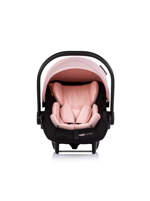 Chipolino Amore autóshordozó adapterrel 40-87cm - Pink powder