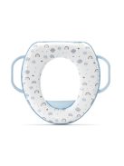 Lorelli párnázott WC szűkítő fogantyúval - Planets Blue