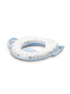   Lorelli párnázott WC szűkítő fogantyúval - Planets Blue