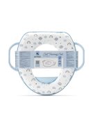 Lorelli párnázott WC szűkítő fogantyúval - Planets Blue