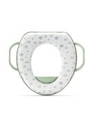 Lorelli párnázott WC szűkítő fogantyúval - Planets Green