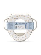 Lorelli párnázott WC szűkítő fogantyúval - Planets Beige