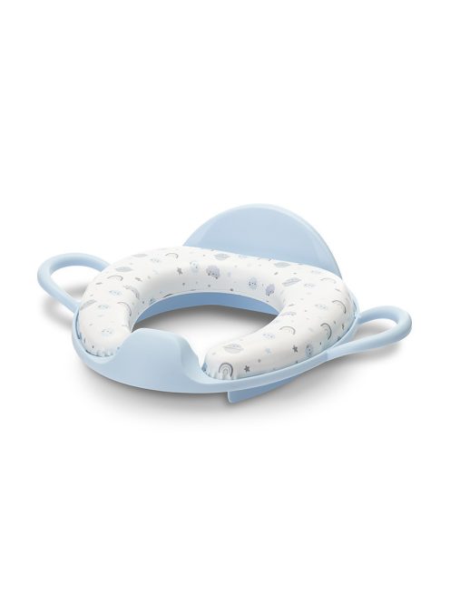 Lorelli párnázott WC szűkítő háttámlával - Planets Blue