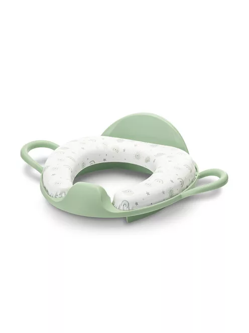 Lorelli párnázott WC szűkítő háttámlával - Planets Green