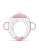 Lorelli párnázott WC szűkítő háttámlával - Planets Pink