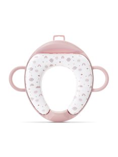   Lorelli párnázott WC szűkítő háttámlával - Planets Pink