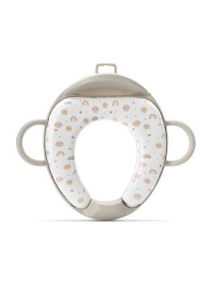   Lorelli párnázott WC szűkítő háttámlával - Planets Beige