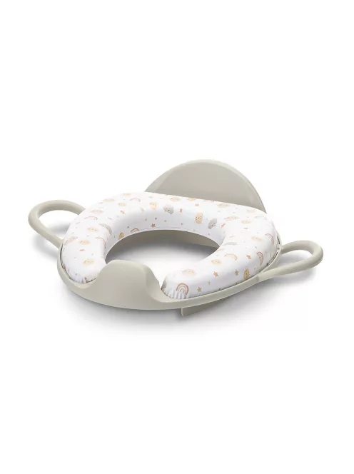 Lorelli párnázott WC szűkítő háttámlával - Planets Beige