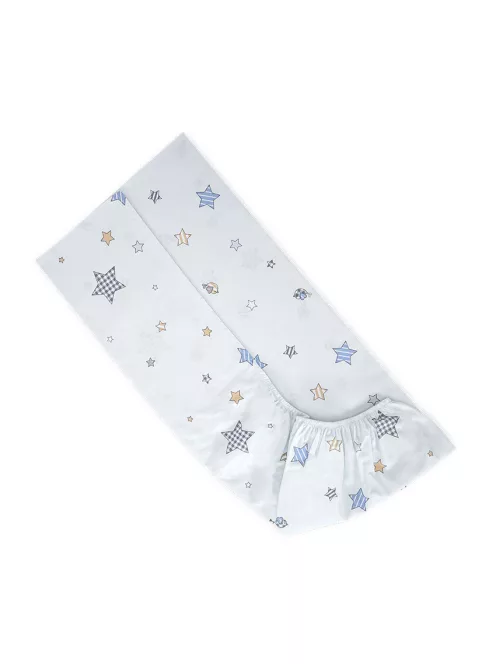 Lorelli gumis lepedő 60x120 + 15cm - Bear With Swing Blue