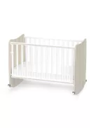 Lorelli Stars ringatható kiságy 60x120 - White / Light oak