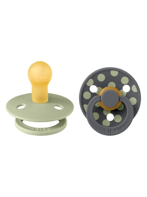 BIBS Studio Polka Colour Zsálya mix, 0-6 hónap