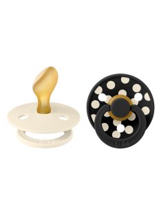   BIBS Studio Polka Colour anatómiai cumifejjel Krémfehér mix, 6-36 hó