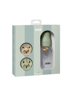 BIBS Szia, baba! ajándékcsomag (Zsálya)