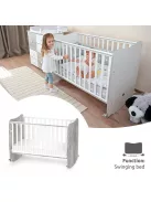 Lorelli Stars ringatható kiságy 60x120 - White / Amber