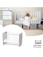 Lorelli Stars ringatható kiságy 60x120 - White / Amber