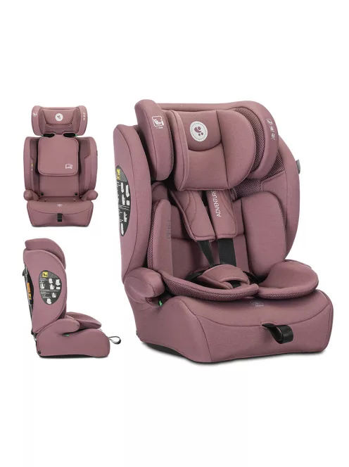 Lorelli Adventure autósülés i-Size 76-150cm - Pink (doboz nélküli)