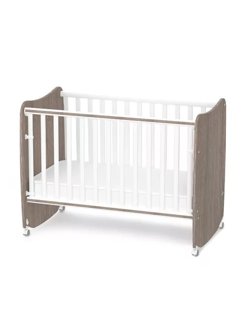 Lorelli Stars ringatható kiságy 60x120 - White / Coffee