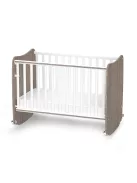 Lorelli Stars ringatható kiságy 60x120 - White / Coffee