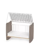 Lorelli Stars ringatható kiságy 60x120 - White / Coffee