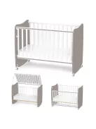 Lorelli Stars ringatható kiságy 60x120 - White / String