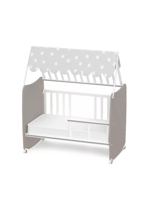 Lorelli Stars ringatható kiságy 60x120 - White / String
