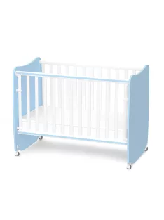 Lorelli Stars ringatható kiságy 60x120 - White / Baby Blue