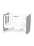 Lorelli Stars ringatható kiságy 60x120 - White / Stone Gray