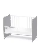 Lorelli Stars ringatható kiságy 60x120 - White / Stone Gray