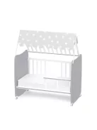 Lorelli Stars ringatható kiságy 60x120 - White / Stone Gray