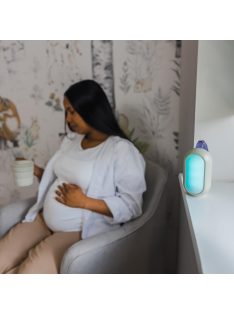   ClevaMama alvást segítő készülék reiki-hangokkal, rózsaszín zajjal és hangulatfénnyel