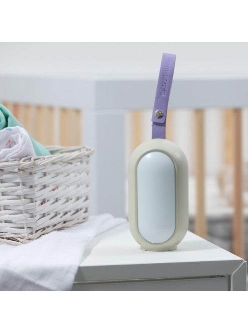 ClevaMama alvást segítő készülék reiki-hangokkal, rózsaszín zajjal és hangulatfénnyel