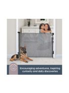 Dreambaby Glide 'n' hide xtra biztonsági ajtórács 140 cm-ig - szürke