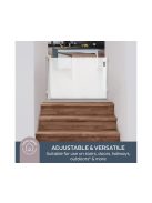 Dreambaby Glide 'n' hide xtra biztonsági ajtórács 140 cm-ig - fehér