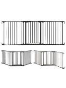 Dreambaby Discovery 3 biztonsági ajtórács 74,5-195 cm - fekete