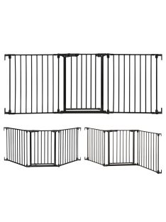   Dreambaby Discovery 3 biztonsági ajtórács 74,5-195 cm - fekete