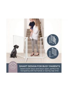   Dreambaby Discovery 3 biztonsági ajtórács 74,5-195 cm - fehér