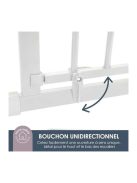 Dreambaby Discovery 3 biztonsági ajtórács 74,5-195 cm - fehér