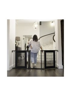   Dreambaby Endeavour 3 biztonsági ajtórács 195 cm-ig - fekete háló és fém részletek