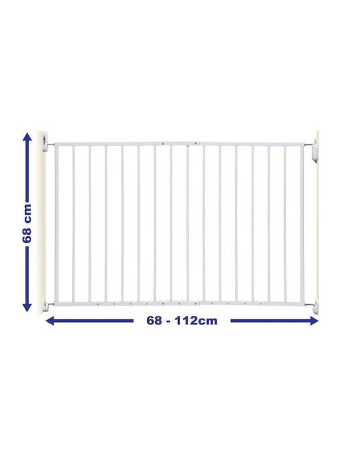 Dreambaby Arizona 2 biztonsági ajtórács 112 cm-ig - fehér